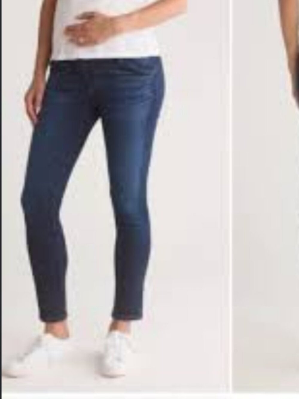 AG Adriano Goldschmied Prima Mid-Rise Cigarette Leg Maternity Jeans – Size 24R (